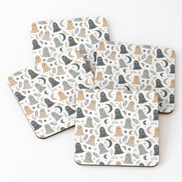 Item preview, Geometric Ghosts & Moons designed and sold by Shuga-Design.
