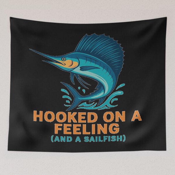 Item preview, HOOKED ON A SAIL FISH designed and sold by Catfighter.