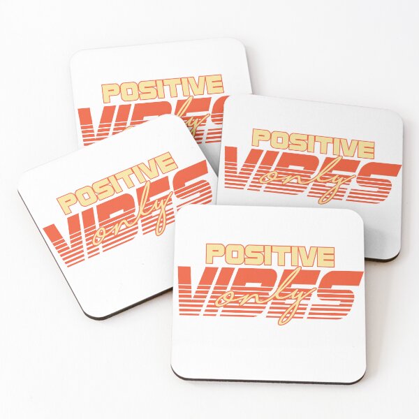 Item preview, Positive Vibes Only Retro Typography Design designed and sold by The secret storage room.