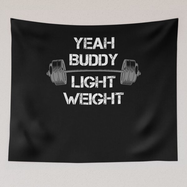 Item preview, Bodybuilding Gym funny saying light weight designed and sold by MaximWundersee.