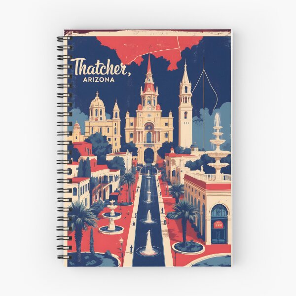 Item preview, Thatcher Arizona 1950s USA Vintage Travel Tourism designed and sold by TravelersGems.
