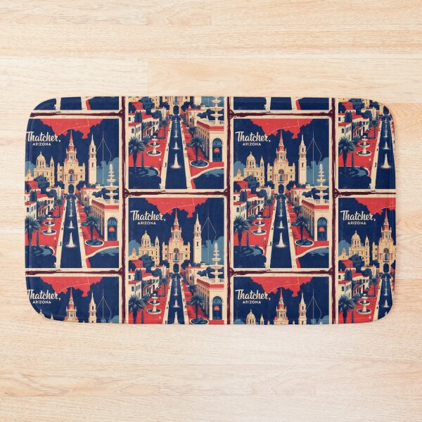 Item preview, Thatcher Arizona 1950s USA Vintage Travel Tourism designed and sold by TravelersGems.