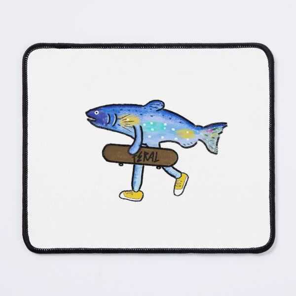 Item preview, Feral Streetwear – Surreal Skate Fish Design Salmon designed and sold by FERAL-th.