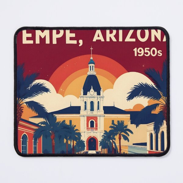 Item preview, Tempe Arizona 1950s USA Vintage Travel Tourism designed and sold by TravelersGems.