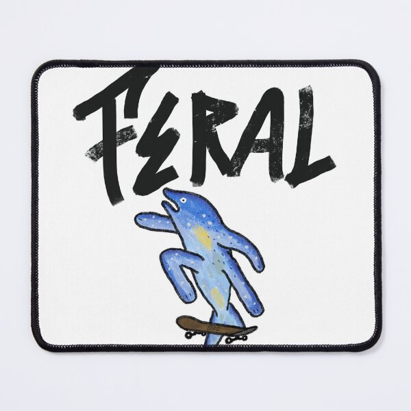 Item preview, Feral Streetwear Logo – Salmon ollie designed and sold by FERAL-th.