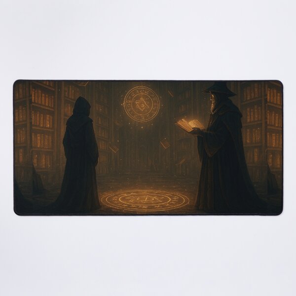 Item preview, Magicians Library Artwork designed and sold by Crazy Mammoth.