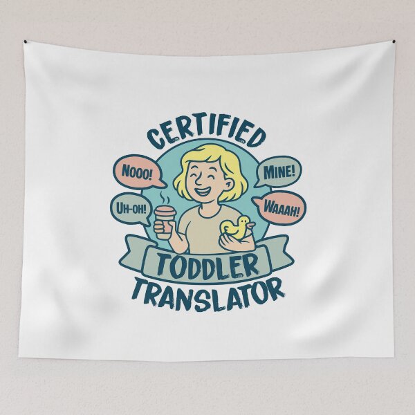 Item preview, Toddler Translator Speech Therapist Funny Shirt designed and sold by lxmag.