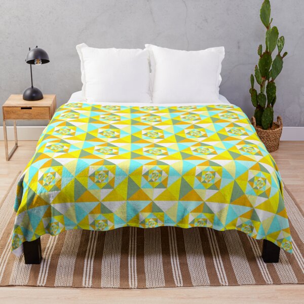 Item preview, Geometric Quilt (Scramble): Day/Beach/Summer designed and sold by SarahJosArt.