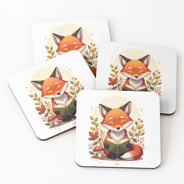 Item preview, Book Fox Cozy Fox Reading A Book designed and sold by LaughLine Design.