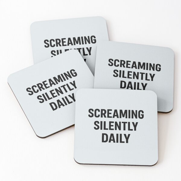 Item preview, Screaming silently daily designed and sold by musthavewords.