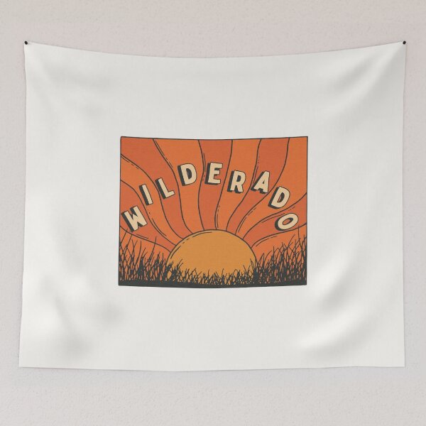 Item preview, Wilderado Retro Sunset Landscape designed and sold by Oniyasha.