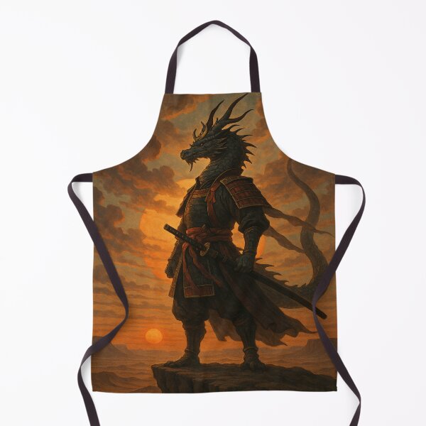 Item preview, Samurai Dragon at Sunset designed and sold by Enchanting Art Vista.