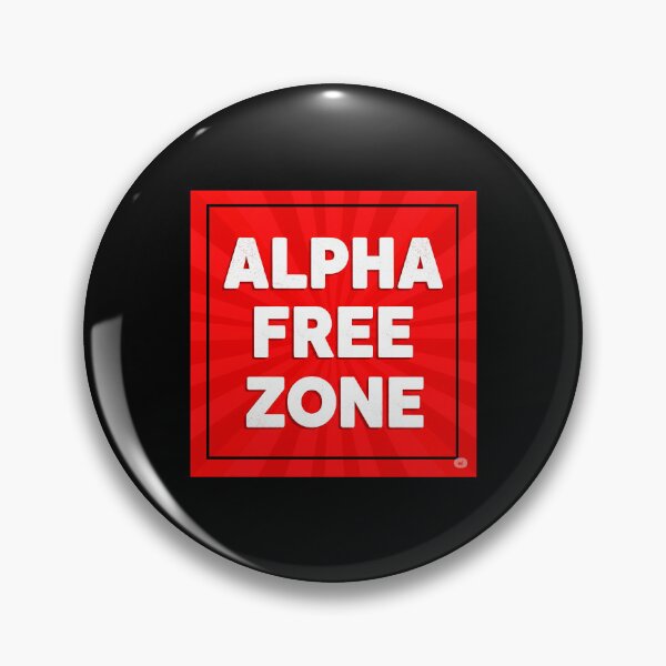 Item preview, Alpha free zone designed and sold by musthavewords.