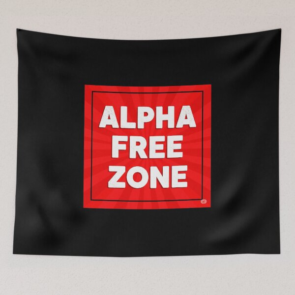 Item preview, Alpha free zone designed and sold by musthavewords.