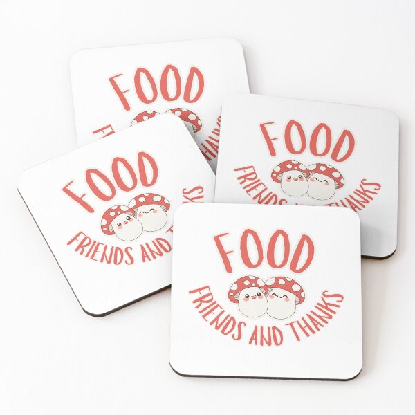 Item preview, Food friends and thanks designed and sold by BigfeetLittlepaws.
