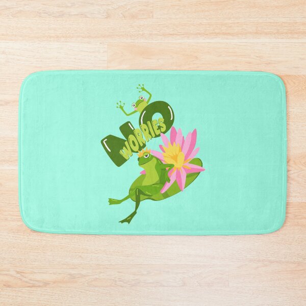 Item preview, No Worries Funny Frog Quote Humor Art designed and sold by ArtsyExplorer.
