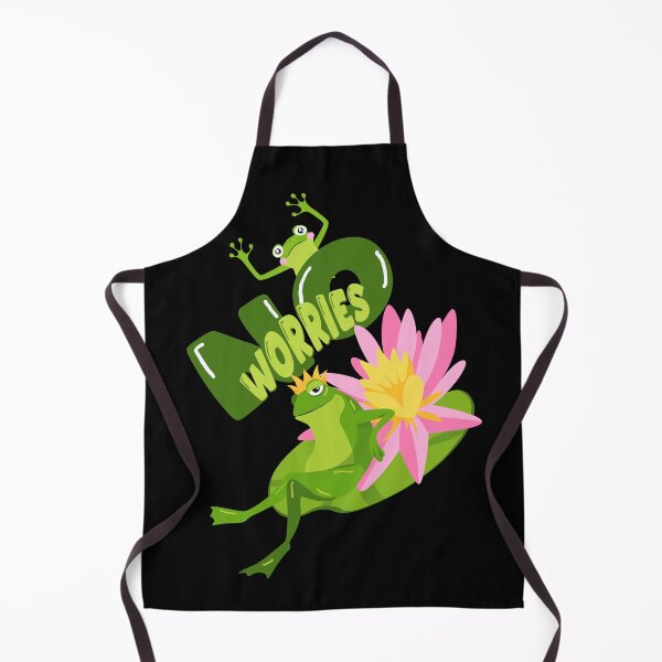 Item preview, No Worries Funny Frog Quote Humor Art designed and sold by ArtsyExplorer.