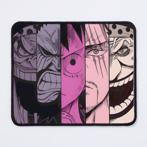 Item preview, Intense Manga Faces Split - Four Powerful Warriors Design designed and sold by AntonioPolivka7.