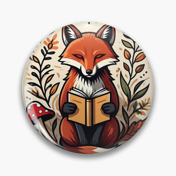 Item preview, Book Fox Cozy Fox Reading A Book designed and sold by LaughLine Design.