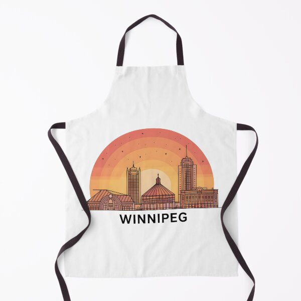 Item preview, Winnipeg Skyline – Minimalist Earthy Travel Souvenir Design designed and sold by Paper Drip.