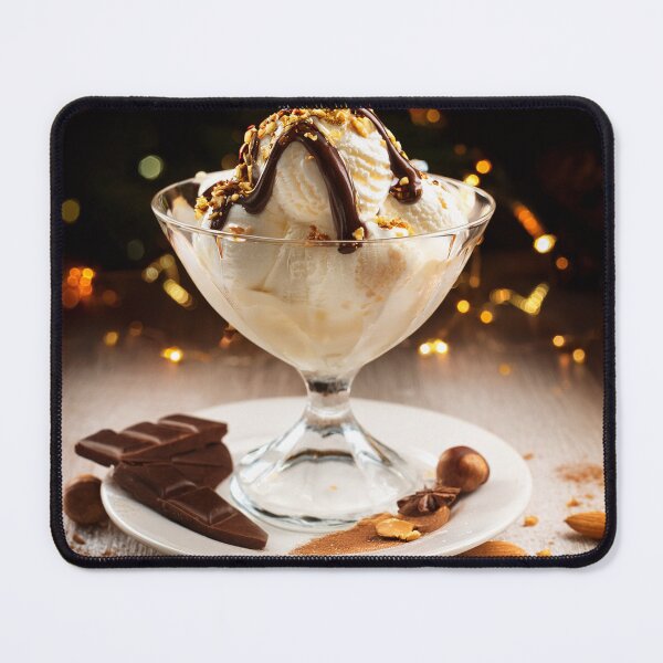 Item preview, Delicious ice cream with nuts and chocolate designed and sold by Photopat.