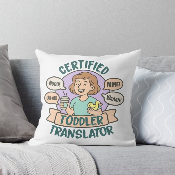 Item preview, Pastel Toddler Translator Mom Life Shirt designed and sold by lxmag.