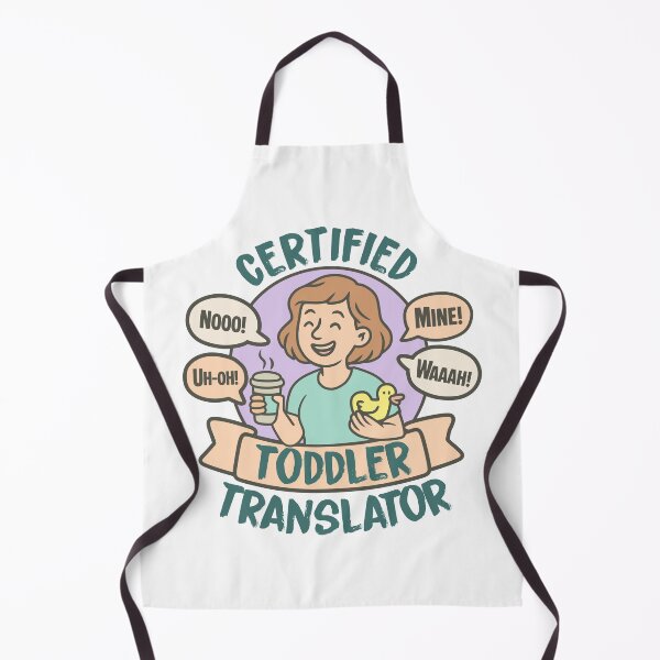 Item preview, Pastel Toddler Translator Mom Life Shirt designed and sold by lxmag.