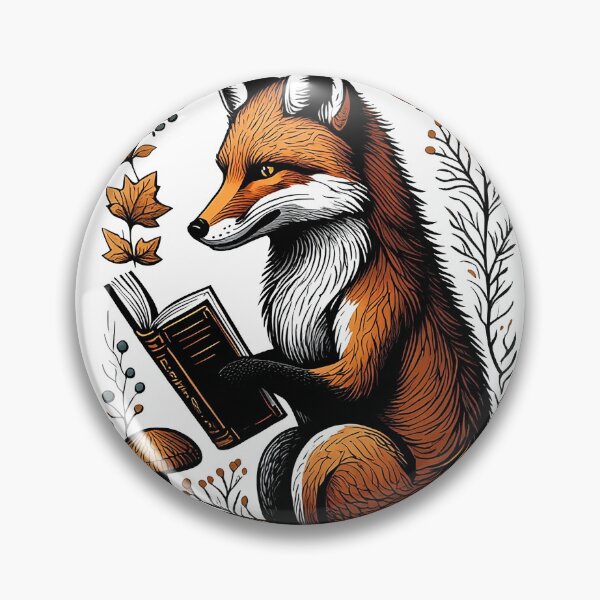 Item preview, Book Fox Cozy Fox Reading A Book designed and sold by LaughLine Design.