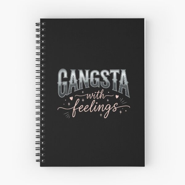 Item preview, Gangsta with feelings designed and sold by musthavewords.