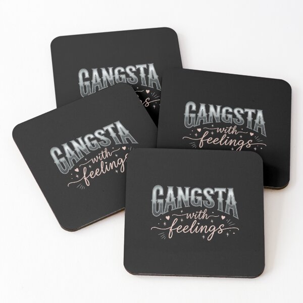 Item preview, Gangsta with feelings designed and sold by musthavewords.