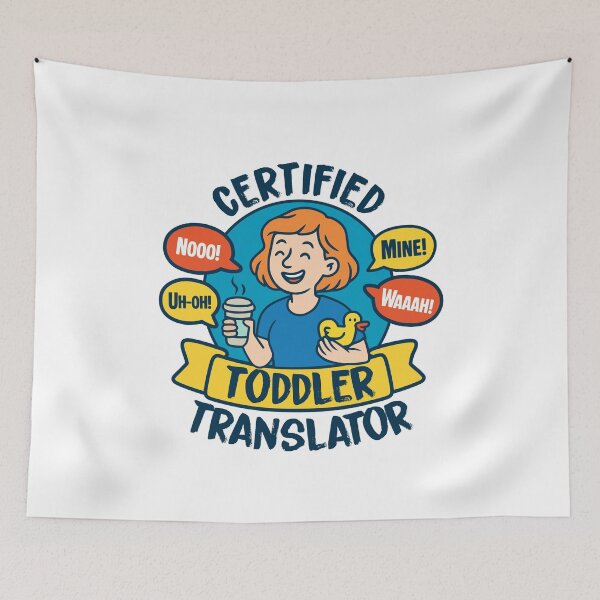 Item preview, Toddler Translator Speech Therapist Funny Shirt designed and sold by lxmag.