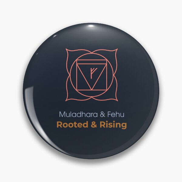 Item preview, Muladhara & Fehu T-Shirt - Rooted & Rising Spiritual Symbol designed and sold by CHAKRUNER.