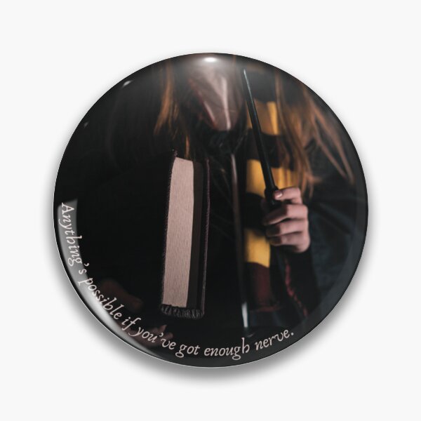 Item preview, Anything’s Possible If You Have Enough Nerve | Ginny Weasley Inspired Design designed and sold by Loops & Lines.