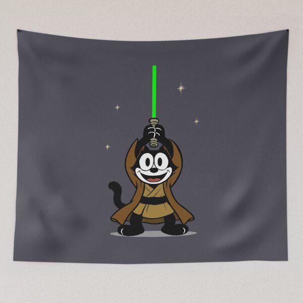 Item preview, Felix the Cat - The Ultimate Jedi Knight designed and sold by VoglR.