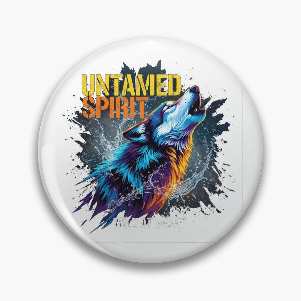 Item preview, Untamed Spirit of the Howling Wolf designed and sold by Ink And Art.