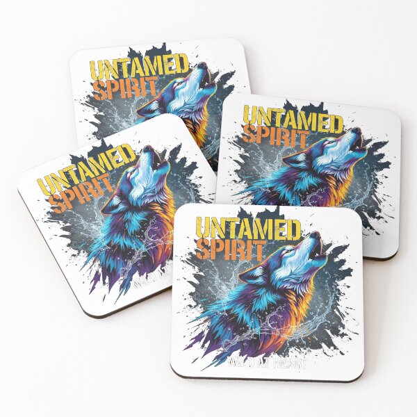 Item preview, Untamed Spirit of the Howling Wolf designed and sold by Ink And Art.