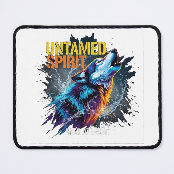 Item preview, Untamed Spirit of the Howling Wolf designed and sold by Ink And Art.