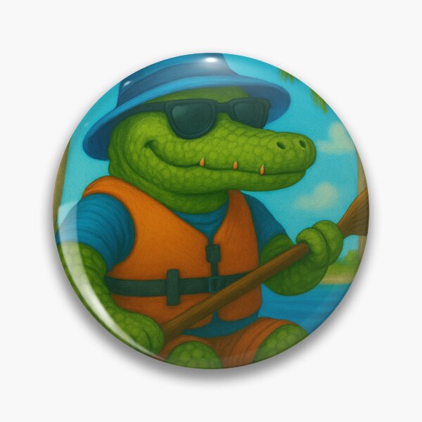 Item preview, Croc goes Kayaking designed and sold by Animalistics.