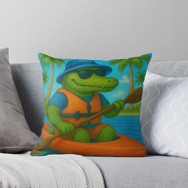 Item preview, Croc goes Kayaking designed and sold by Animalistics.