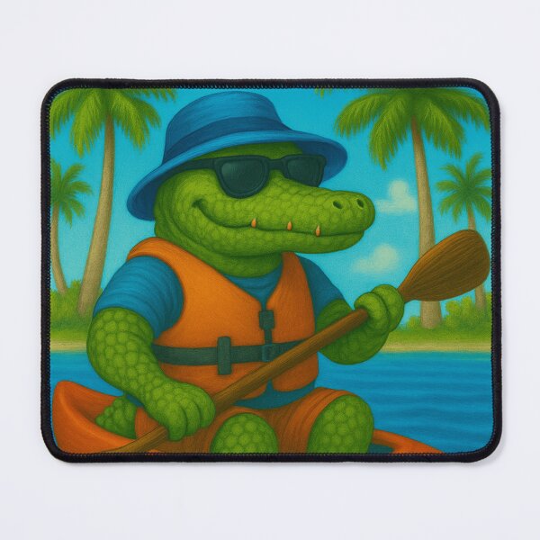 Item preview, Croc goes Kayaking designed and sold by Animalistics.