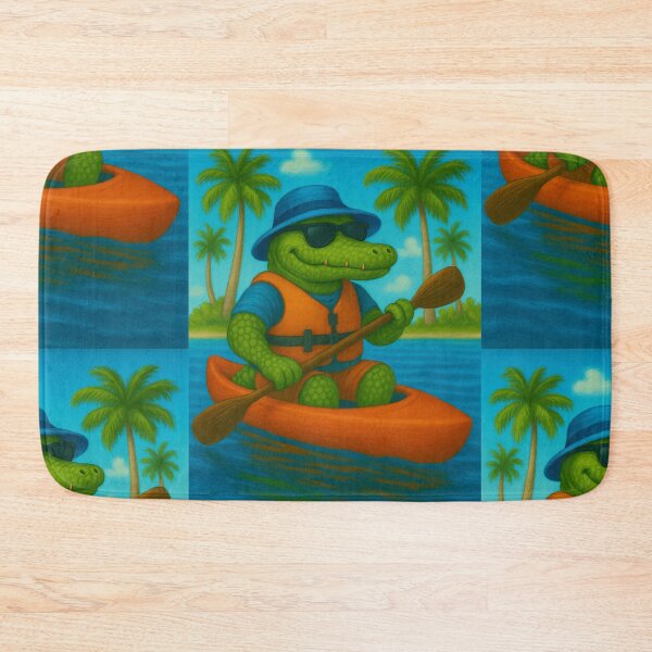 Item preview, Croc goes Kayaking designed and sold by Animalistics.