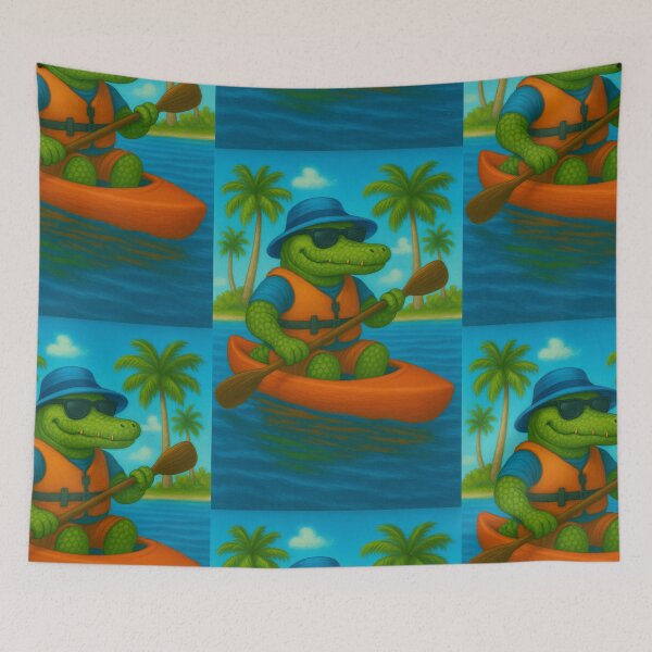 Item preview, Croc goes Kayaking designed and sold by Animalistics.