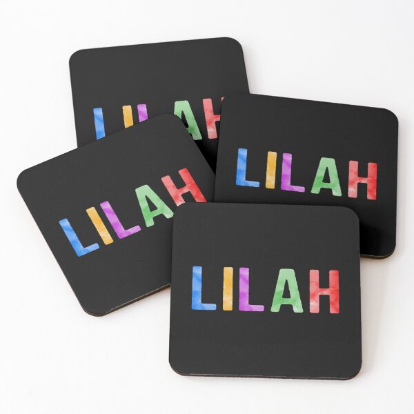 Item preview, Lilah Name Bright Colors designed and sold by Jeallan Designs.