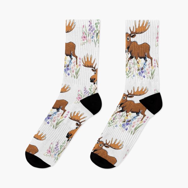 Item preview, moose in the meadow designed and sold by AVESARTICO.