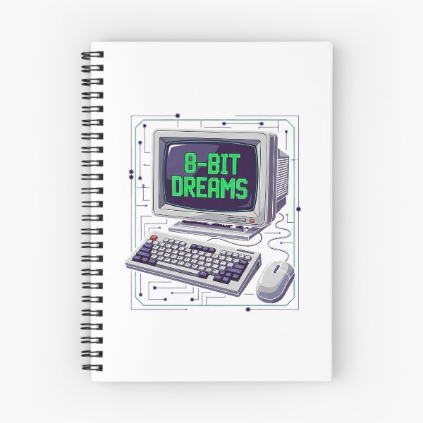 Item preview, 8-Bit Dreams on Retro Computer Setup designed and sold by Ink And Art.