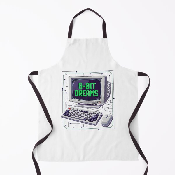 Item preview, 8-Bit Dreams on Retro Computer Setup designed and sold by Ink And Art.
