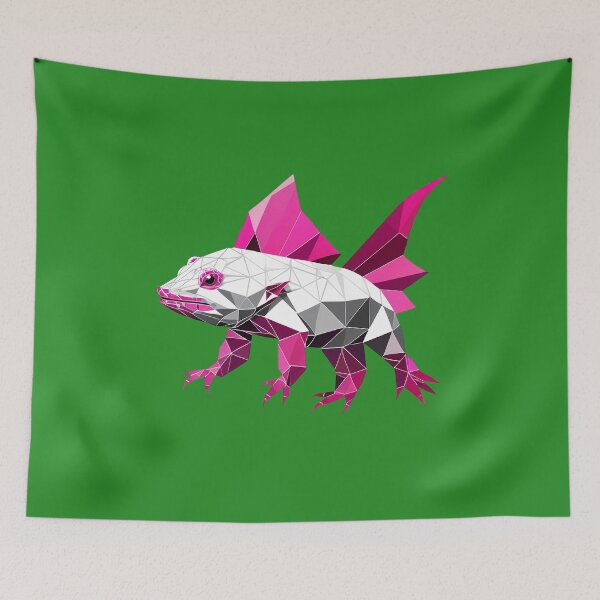 Item preview, Magical Mexican Axolotl | Vibrant Geometric Art designed and sold by VIRALOOP.