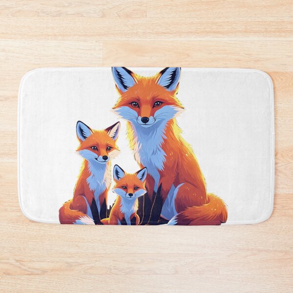 Item preview, Fox Family – Whimsical Woodland Animal Illustration designed and sold by NeonBeast Studio.