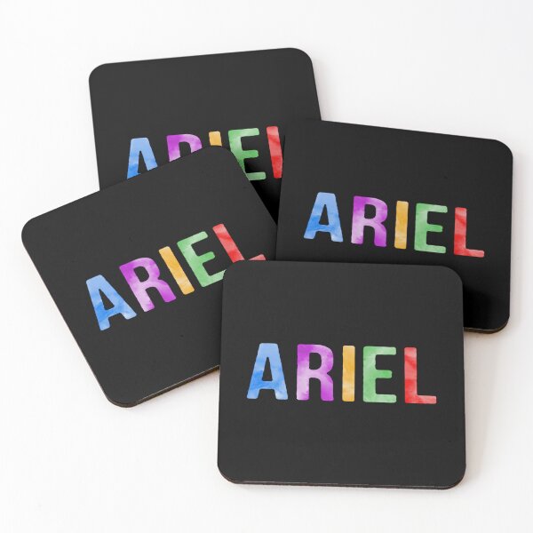 Item preview, Ariel Name Bright Colors designed and sold by Jeallan Designs.