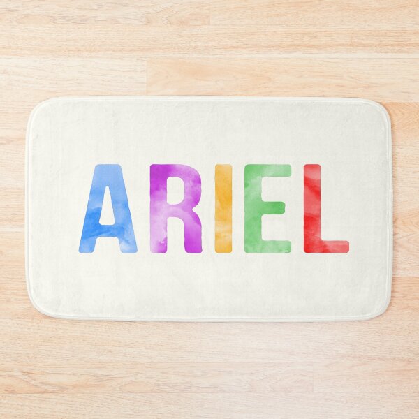 Item preview, Ariel Name Bright Colors designed and sold by Jeallan Designs.